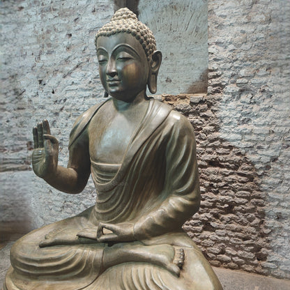 Brass Very Large Blessing Buddha Statue For Home Garden Decor 6 Feet by vendor-unknown - Buddha (View 7)