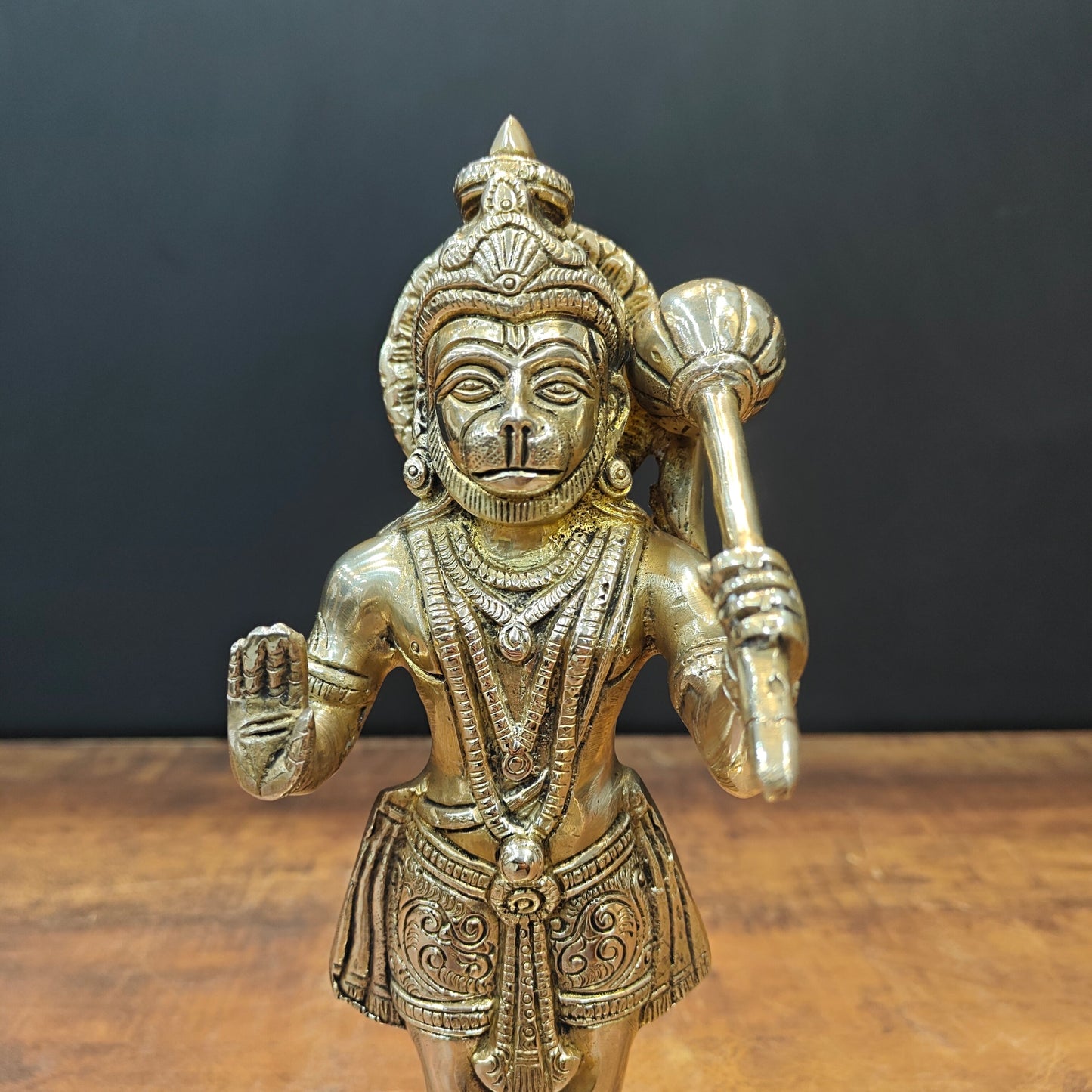 Brass Standing Hanuman Idol 1 Feet