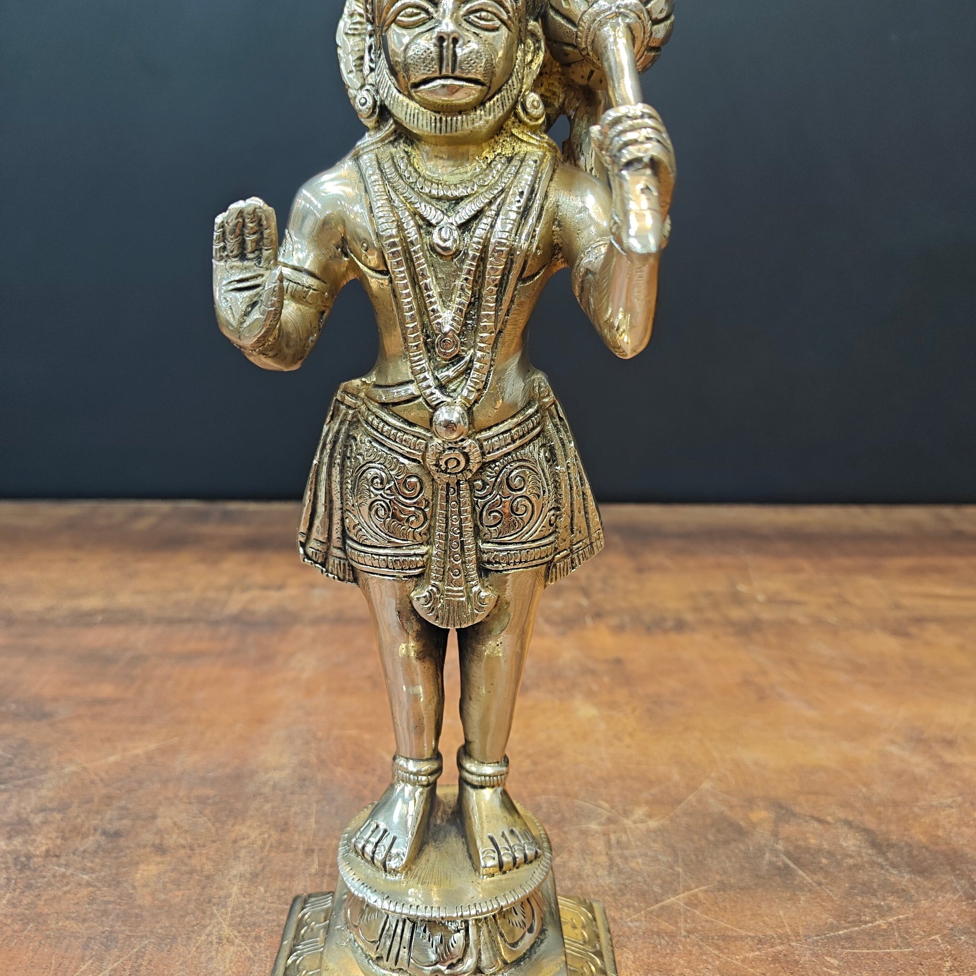 Brass Standing Hanuman Idol 1 Feet - Image 5