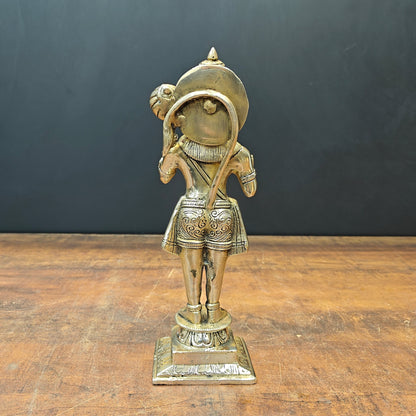 Brass Standing Hanuman Idol 1 Feet by vendor-unknown - Hindu Gods (View 8)