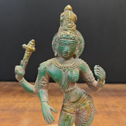 Brass Ardhanarishvara Statue Shiva Shakti Idol 9 Inch by vendor-unknown - Hindu Gods (View 2)