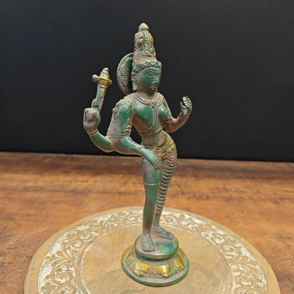 Brass Ardhanarishvara Statue Shiva Shakti Idol 9 Inch by vendor-unknown - Hindu Gods (View 4)