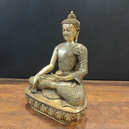 Brass Medicine Buddha Statue For Home Decor 22 Inches by vendor-unknown - Buddha (View 7)