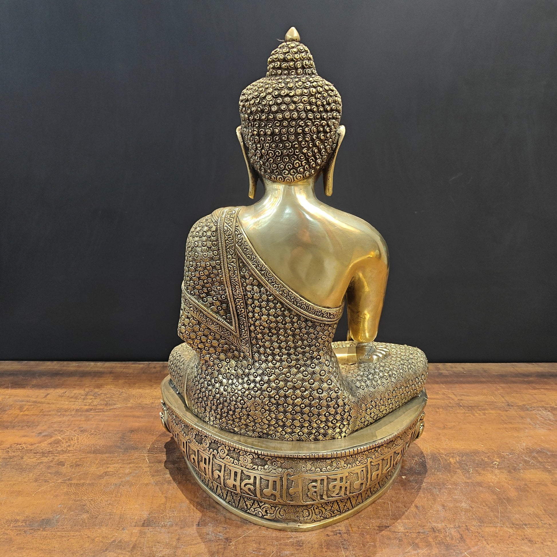 Brass Medicine Buddha Statue For Home Decor 22 Inches - Image 10