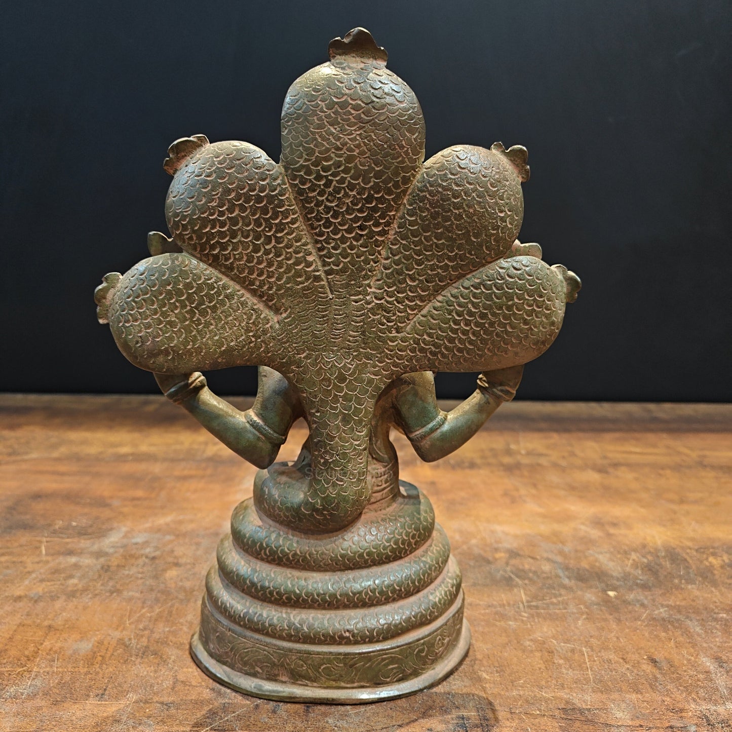 Brass Patanjali Idol Antique Finish 11 Inch