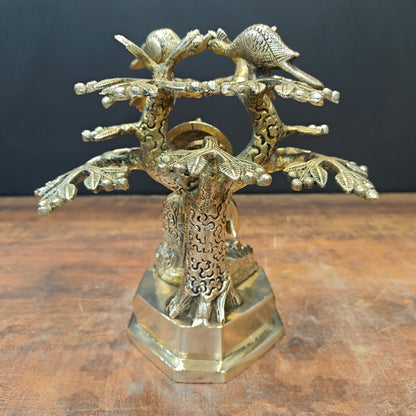 Brass Buddha Idol Under Boddhi Tree 10 Inch by vendor-unknown - Buddha (View 8)