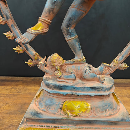 Brass Vintage Nataraja Statue Dancing Shiva Sculpture 2.5 Feet by vendor-unknown - Hindu Gods (View 9)