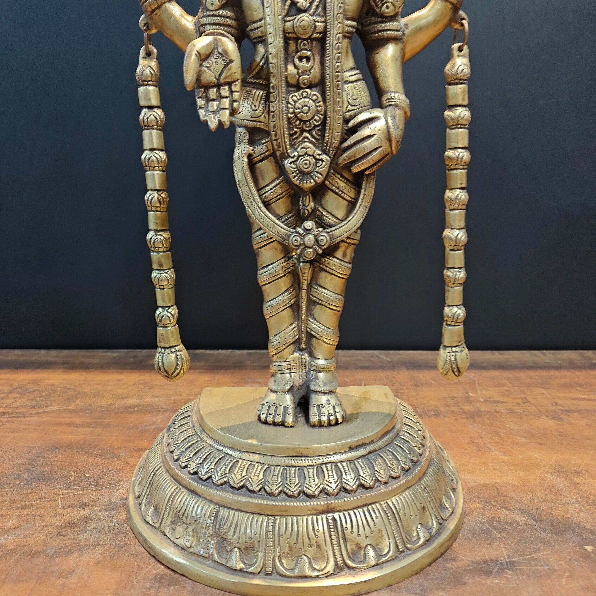 Brass Lord Venkateshwara Tirupati Balaji Idol 22 Inch - Image 8