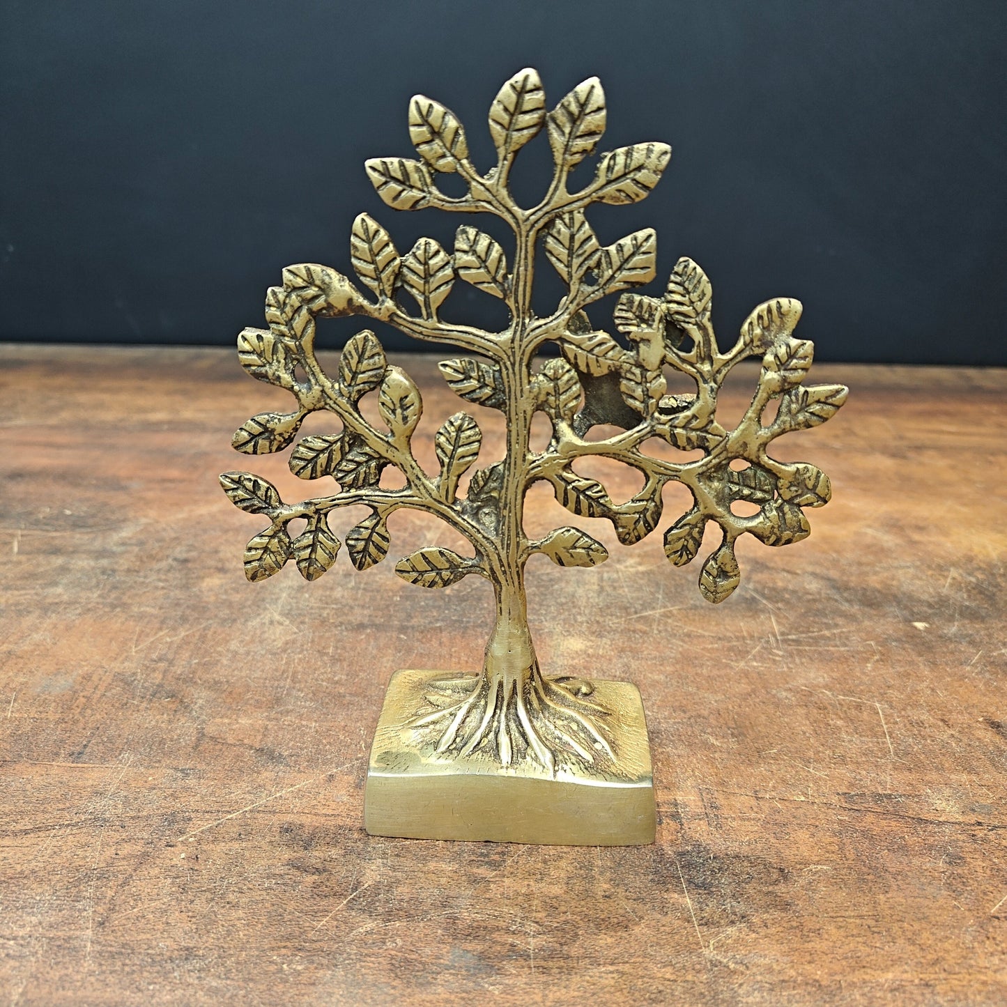 Brass Kalpavriksha Life Of Tree Decorative Showpiece 7 Inch