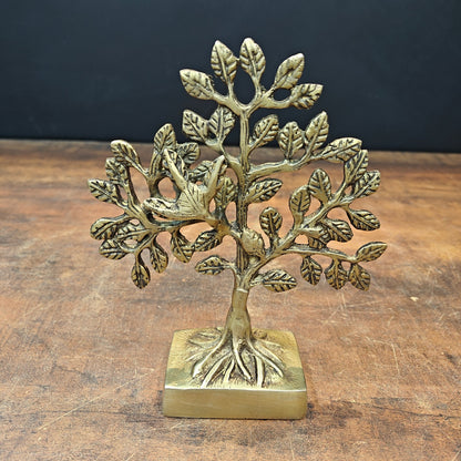 Brass Kalpavriksha Life Of Tree Decorative Showpiece 7 Inch by vendor-unknown - Decor (View 3)