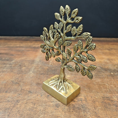 Brass Kalpavriksha Life Of Tree Decorative Showpiece 7 Inch by vendor-unknown - Decor (View 4)