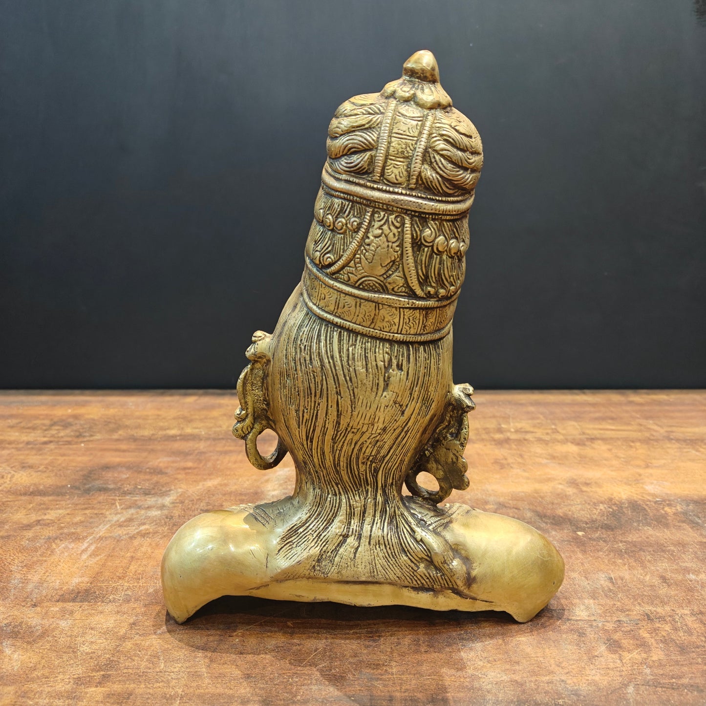 Brass Devi Parvati Bust Sculpture 12 Inches