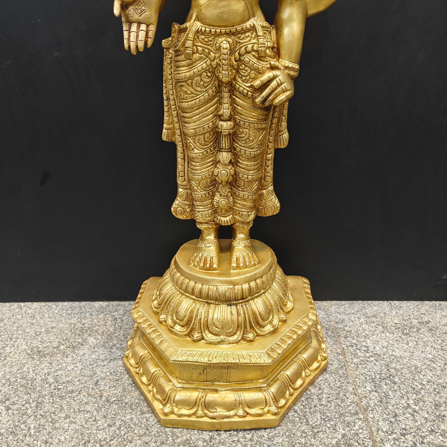 Brass Venkateshwara Tirupati Balaji Idol 39 Inches