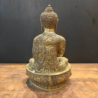 Brass Blessing Buddha Statue 2 Feet by vendor-unknown - Buddha (View 11)