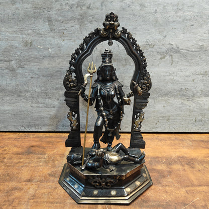 Brass Goddess bhadra Kali Statue Antique Finish 2 Feet by vendor-unknown - Hindu Gods (View 5)
