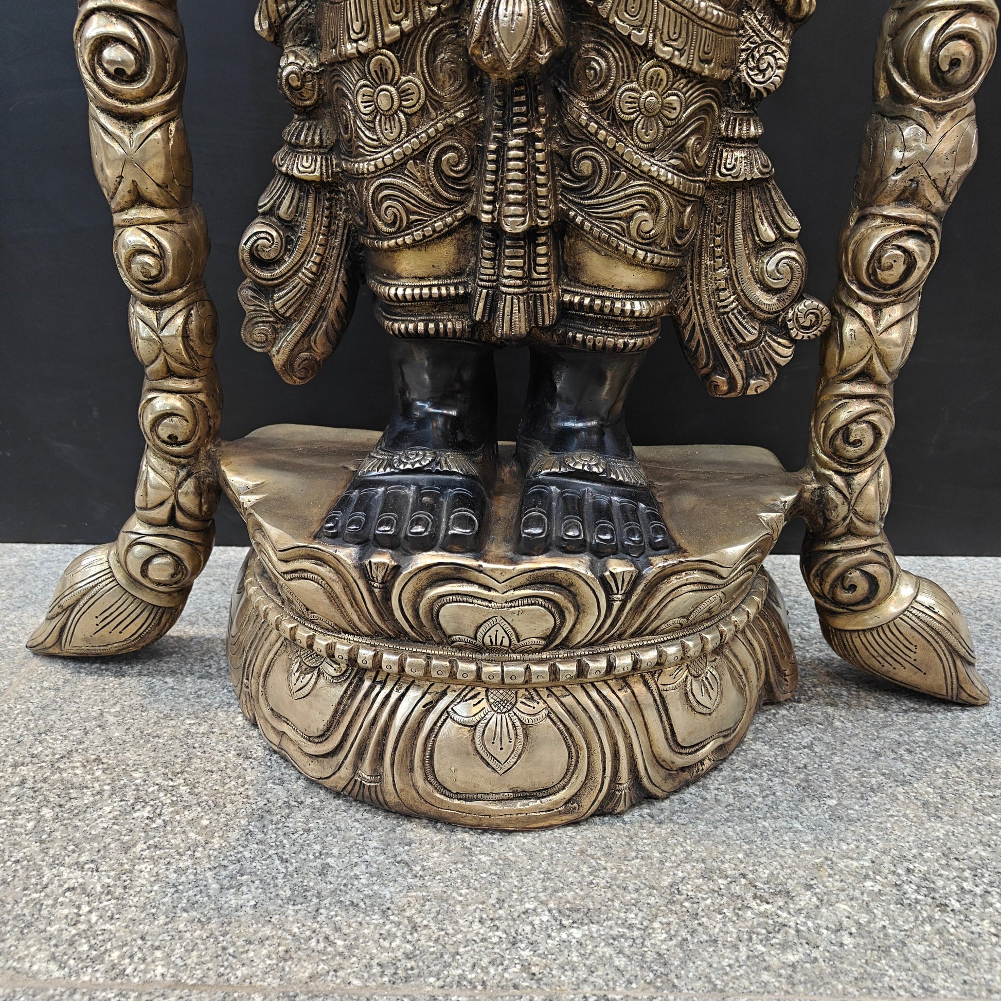 Brass Large Tirupati Balaji Idol Venkateshwara 5 Feet - Image 9