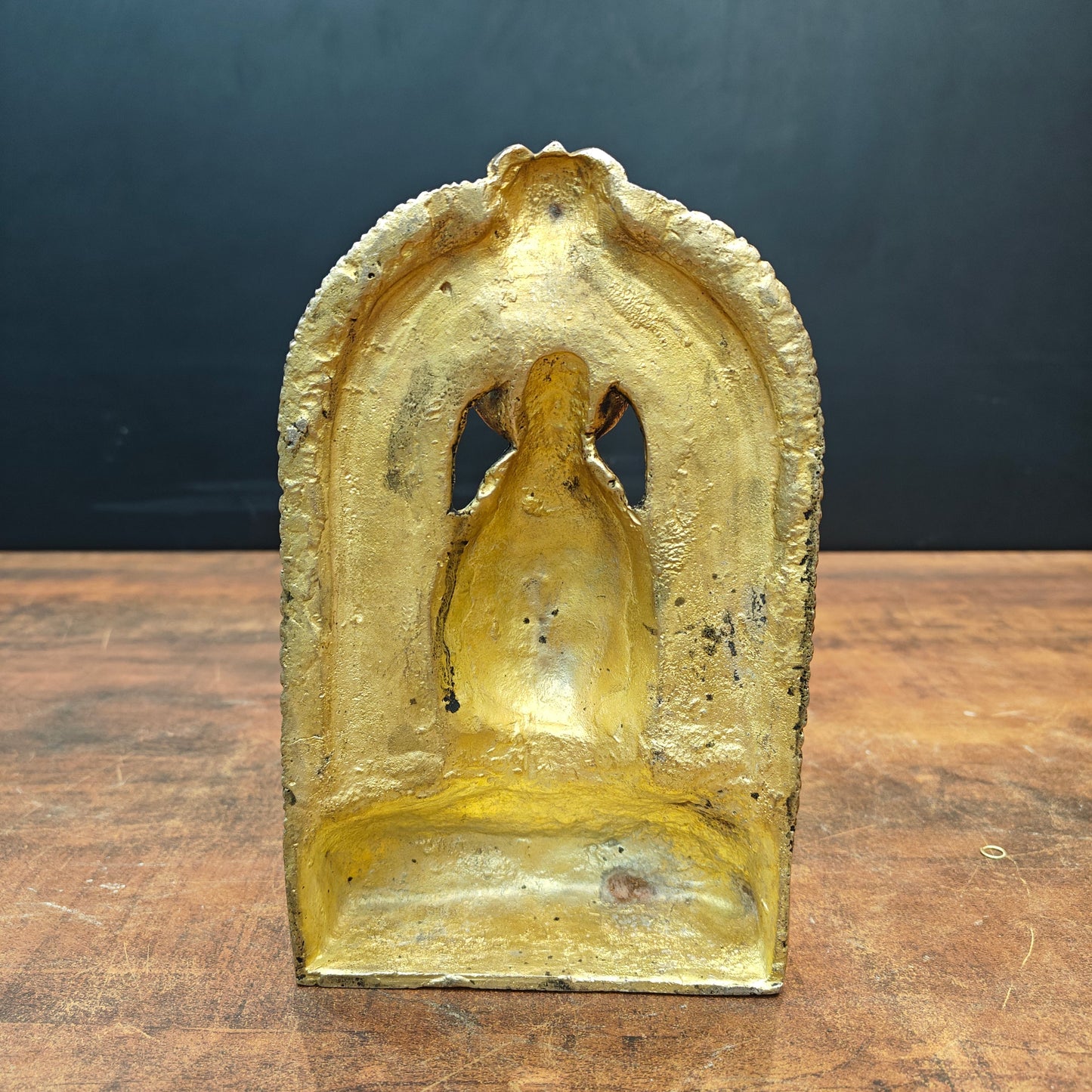 Brass Lord Shiva Face with Kirtimukha Statue 8 Inch