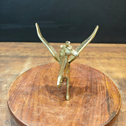 Brass Flying Angel Horse Statue For Decor Showpiece 4.5 Inch by vendor-unknown - Decor (View 4)