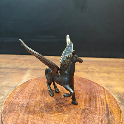 Brass Flying Angel Horse Statue Antique Finish For Decor Showpiece 4.5 Inch by vendor-unknown - Decor (View 5)