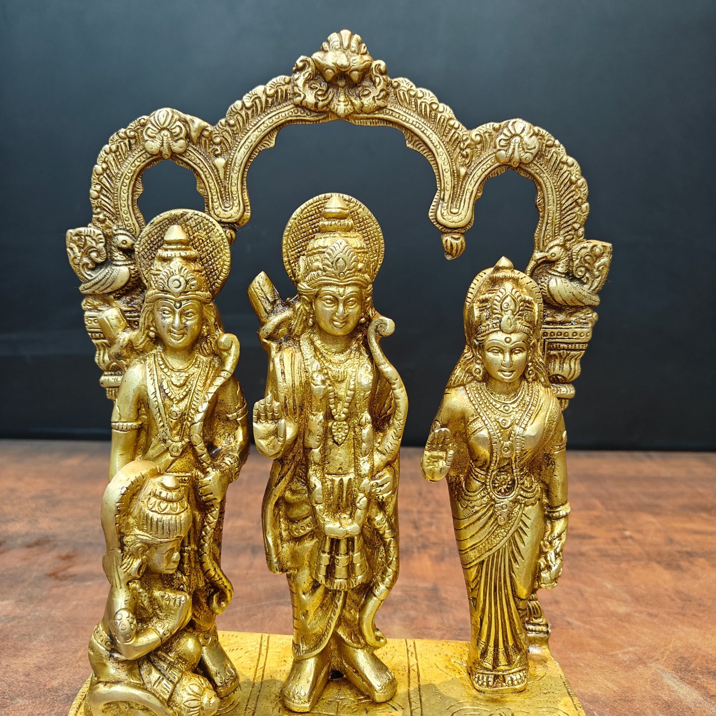 Brass Ram Darbar Idol For Home Temple Decor 1 Feet