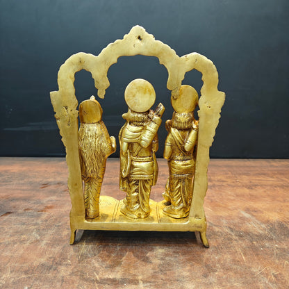 Brass Ram Darbar Idol For Home Temple Decor 1 Feet by vendor-unknown - Hindu Gods (View 5)