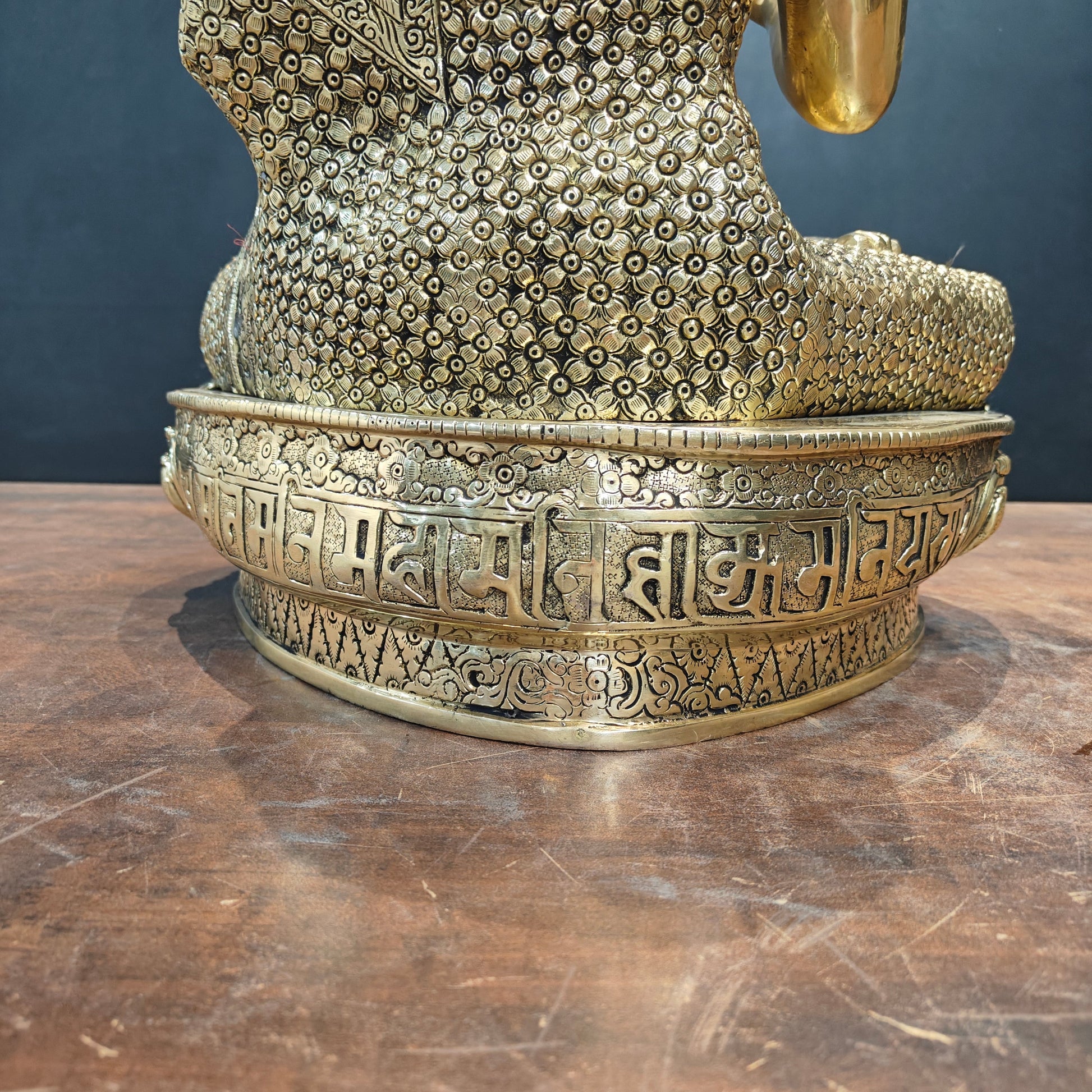 Brass Superfine Blessing Buddha Statue 2 Feet - Image 9