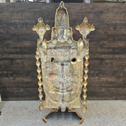 Brass Large Venkateshwara Tirupati Balaji Idol Golden Finish 4 Feet by vendor-unknown - Hindu Gods (View 10)
