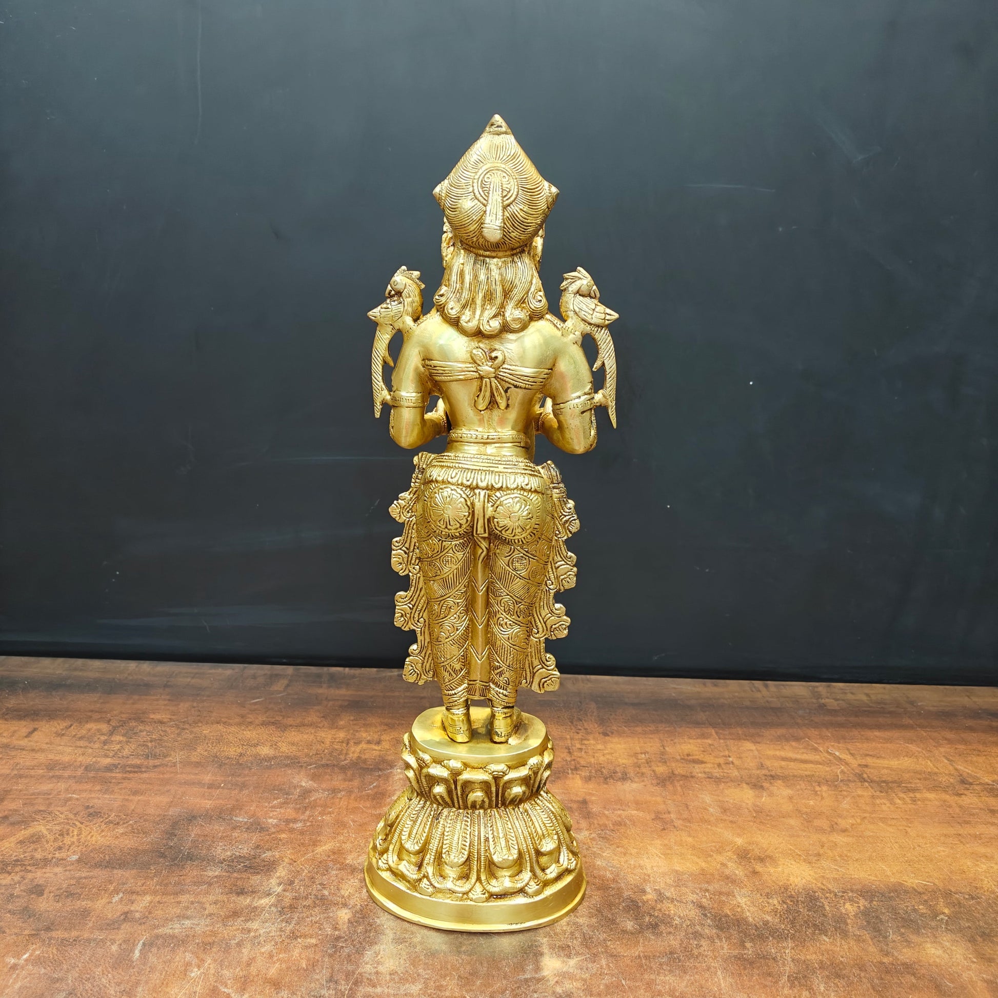 Brass Deep Lakshmi Statue Showpiece For Home Decor 20 Inch - Image 6