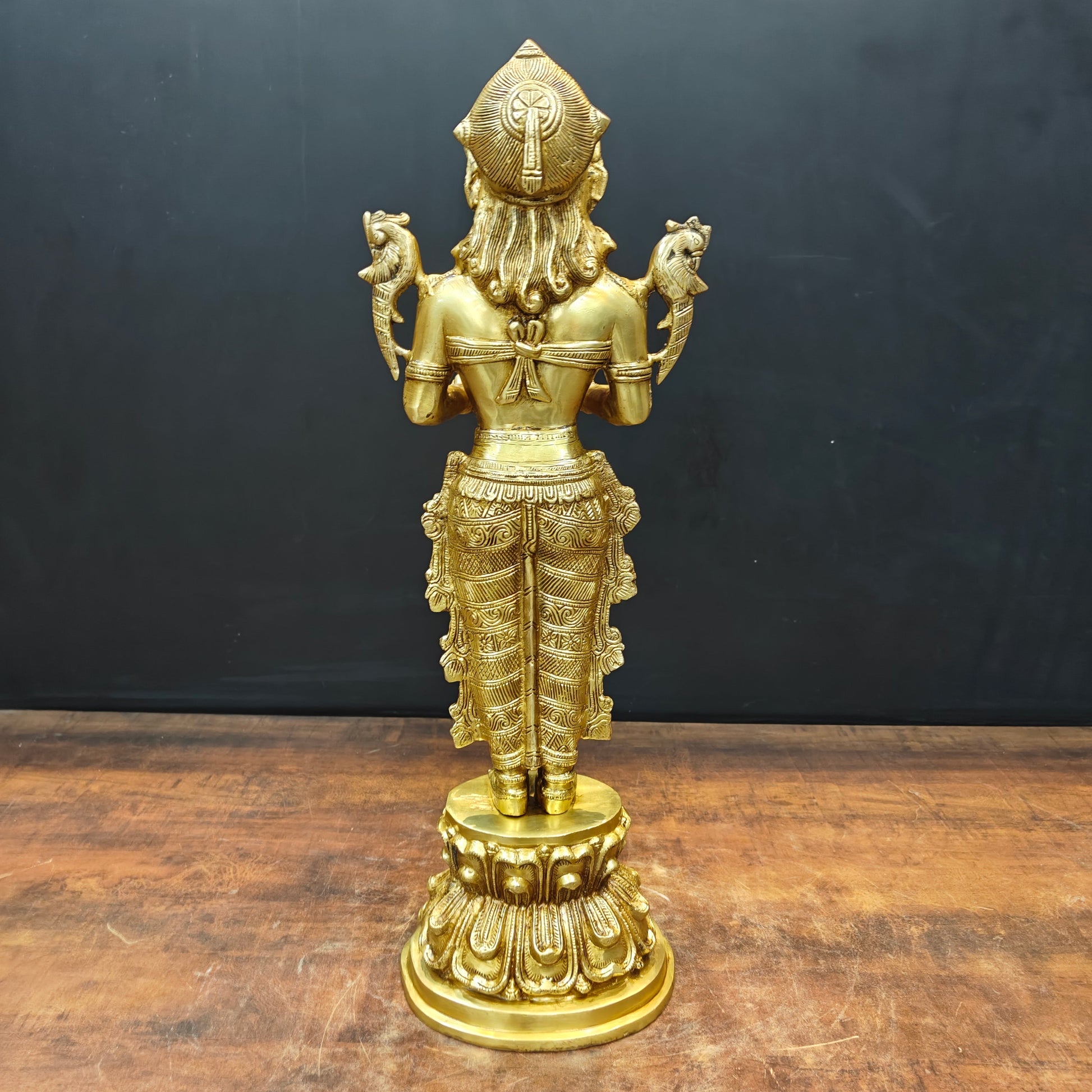 Brass Deep Lakshmi Sculpture Showpiece 25 Inch - Image 6