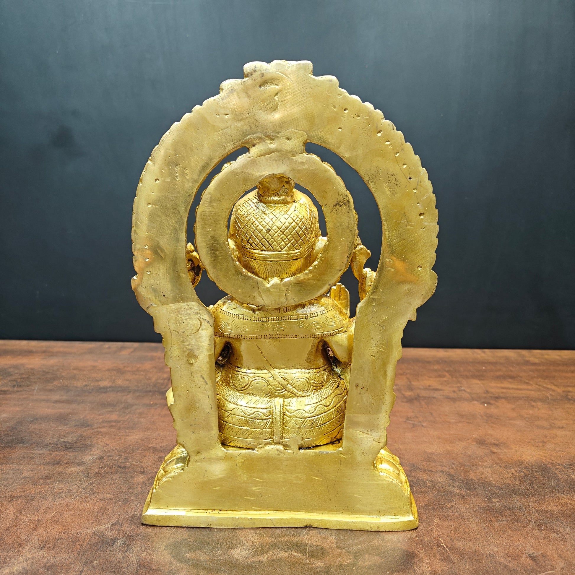 Brass Lord Ganesha Statue Golden Finish 11 Inch - Image 5