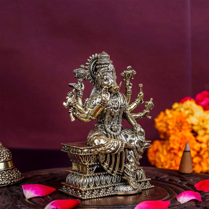 Brass Sueprfine Varaha Idol For Home Temple Decor 4 Inch by vendor-unknown - Hindu Gods (View 3)