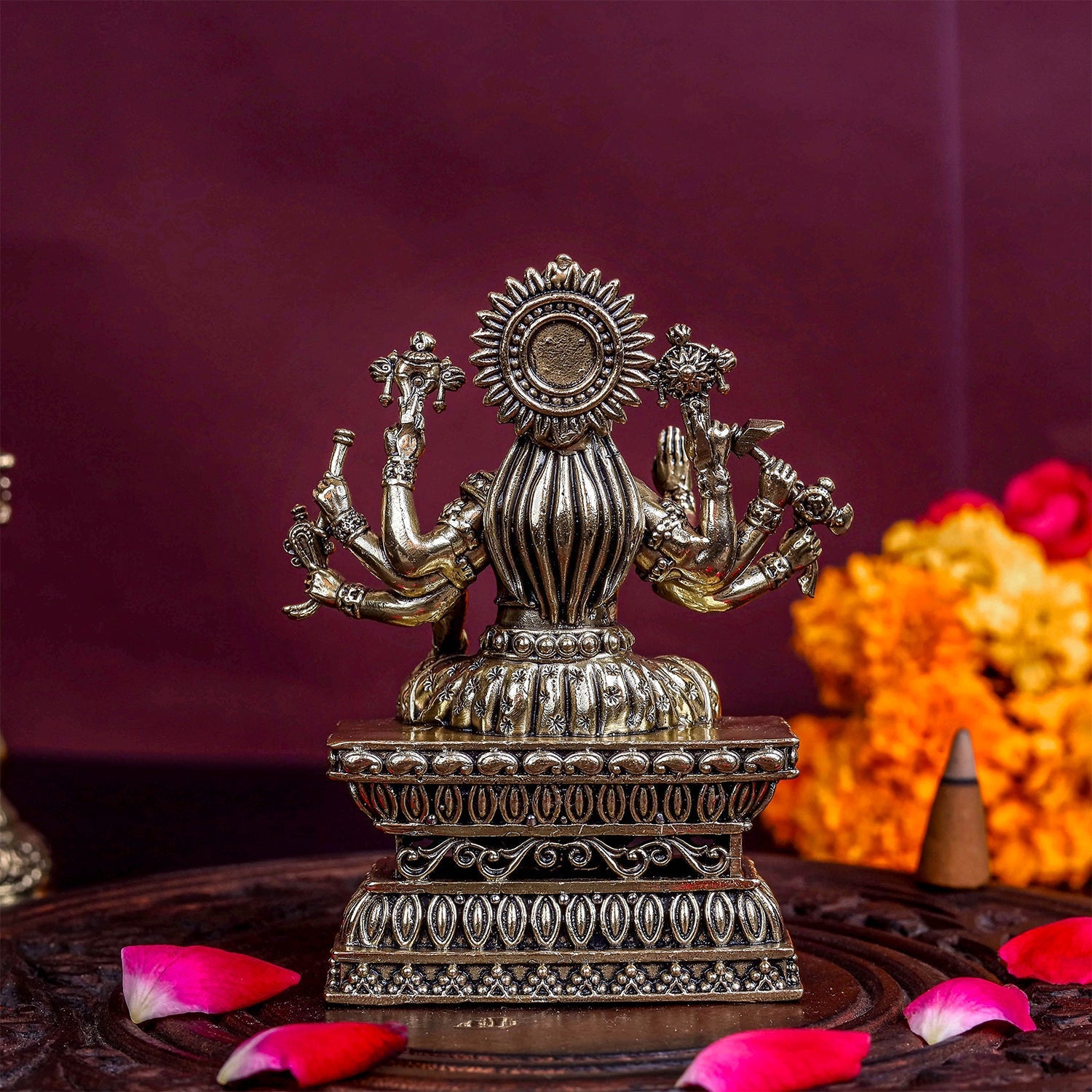 Brass Sueprfine Varaha Idol For Home Temple Decor 4 Inch - Image 6