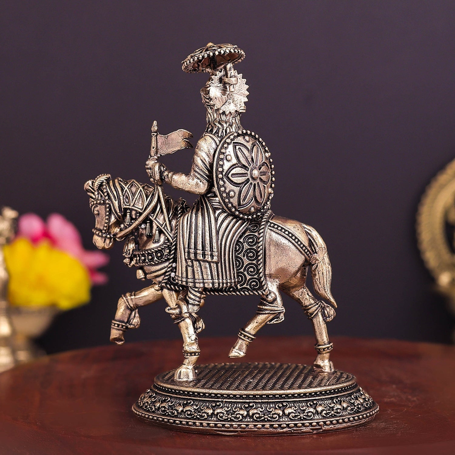 Brass Superfine Baba Ramdev Pir Statue 5 Inches - Image 6