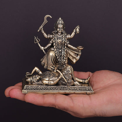 Brass Superfine Goddess Kali Idol 4 Inch by vendor-unknown - Hindu Gods (View 3)