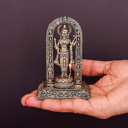 Brass Superfine Ram Lalla Idol For Home Temple Decor 4 Inch by vendor-unknown - Hindu Gods (View 3)