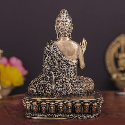 Brass Superfine Blessing Buddha Statue 4 Inch by vendor-unknown - Buddha (View 6)