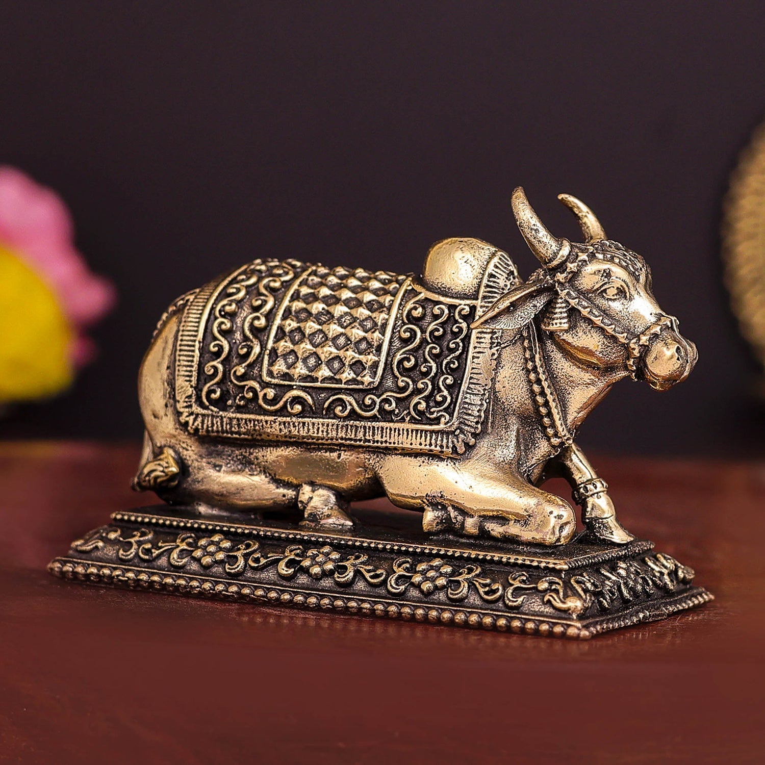 Brass Superfine Nandi Idol 3 Inch - Image 5