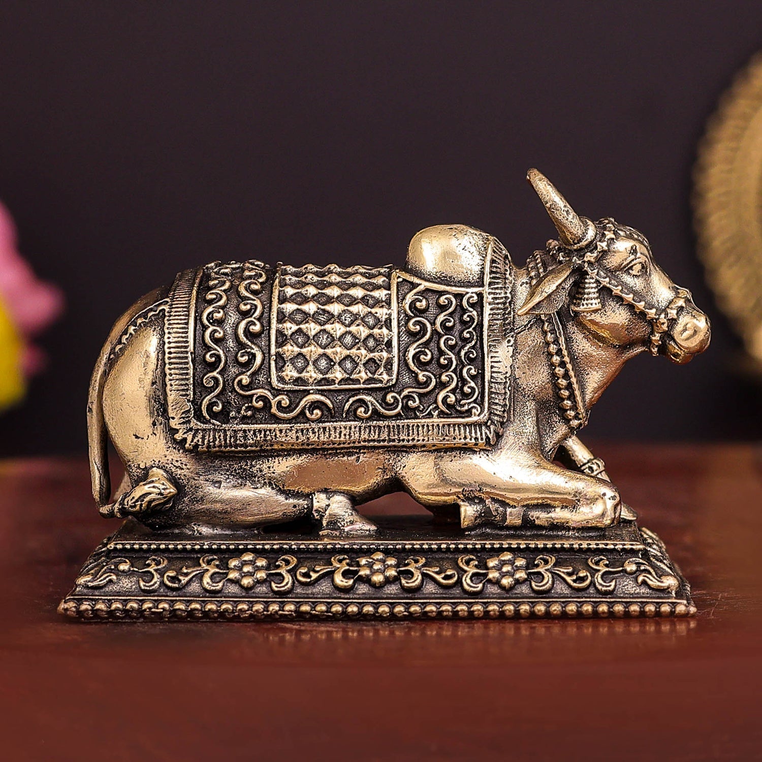 Brass Superfine Nandi Idol 3 Inch - Image 6