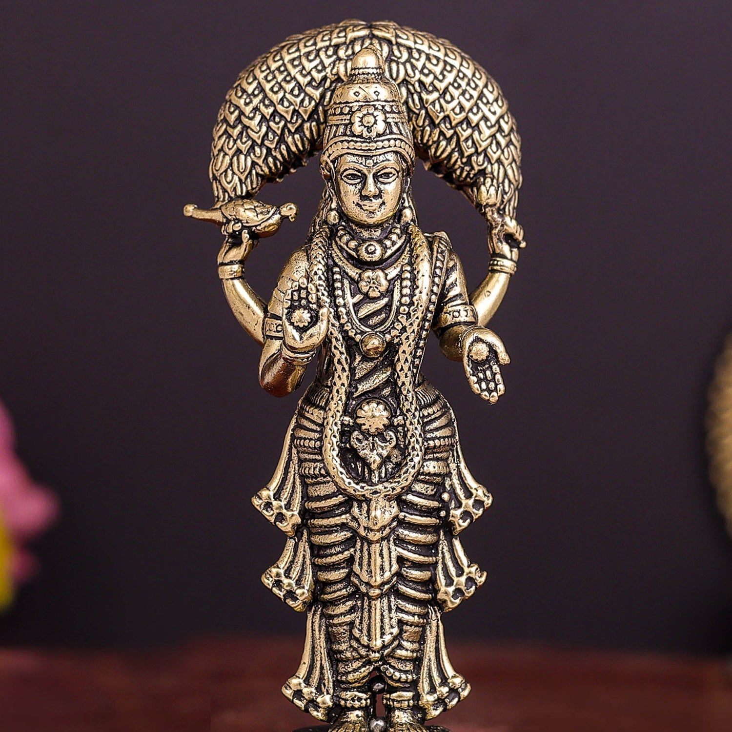 Brass Superfine Vasavi Kanyaka Parameshvari Devi 3 Inch - Image 2