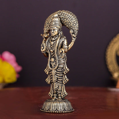Brass Superfine Vasavi Kanyaka Parameshvari Devi 3 Inch by vendor-unknown - Hindu Gods (View 5)