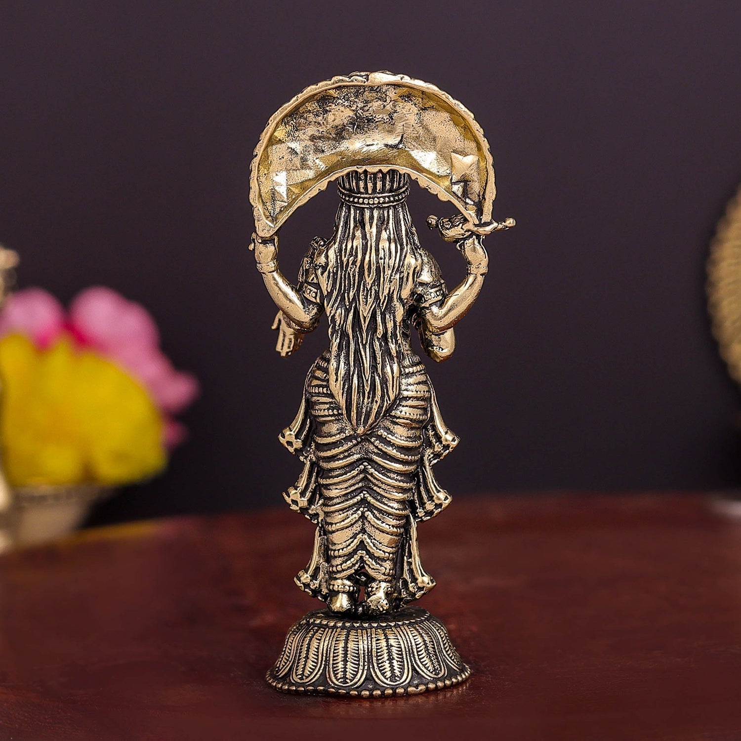 Brass Superfine Vasavi Kanyaka Parameshvari Devi 3 Inch - Image 6