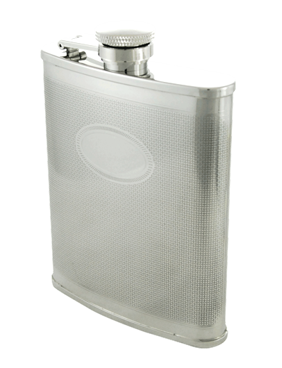 6oz. Flask with Basket Weave Finish - Eco-friendly - Sama Homes