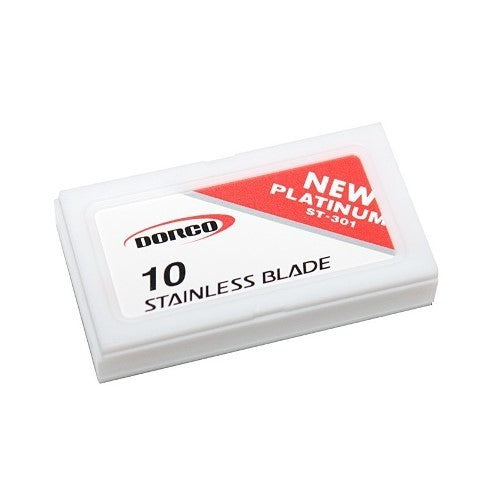 Dorco ST301 Double Edge Blades - Red Pack - 10 pk
