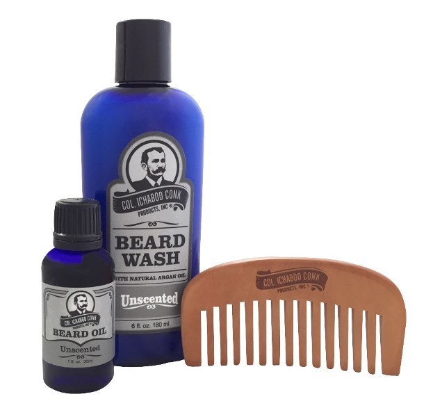 Col Conk Unscented Beard Kit with small comb #4044 - Eco-friendly - Sama Homes