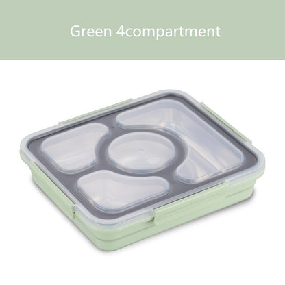 304 Stainless Steel Insulated lunch Box Student Lunch Box With Lid – Image 9