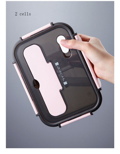 Kitchen Lunch Box Work Student Outdoor Activities Travel Microwave Heating Food Container Plastic Bento Box Storage Snacks Boxes – Image 5
