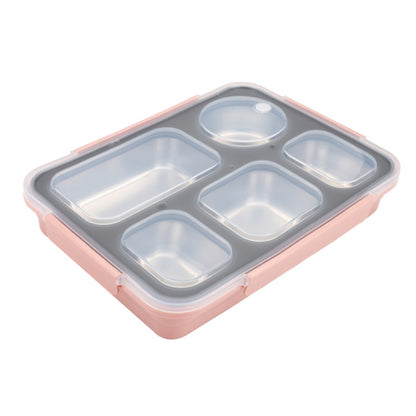 304 Stainless Steel Insulated lunch Box Student Lunch Box With Lid – Image 15