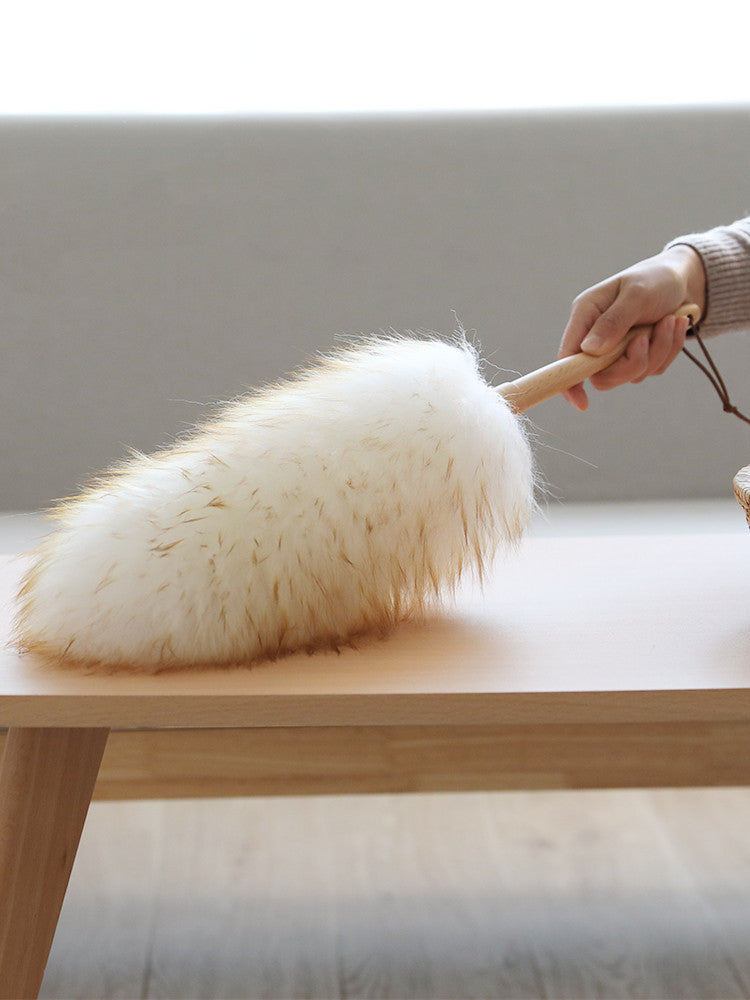 Premium Round Feather Dust Duster – Reusable & Gentle Cleaning for Living Spaces - Image 2