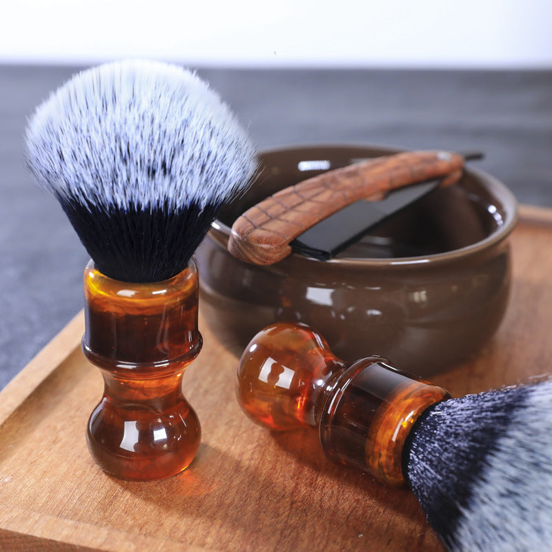 Platinum Epoxy Resin Handle Makeup Brush with Soft Nylon Wool Bristles – Professional Beauty Tool – Image 2