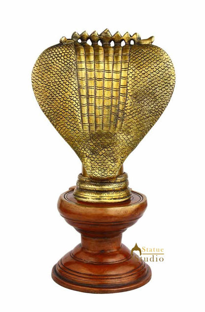 Brass Lord Shiva Lingam Shivling Idol Antique Finish For Home Decor 13" by vendor-unknown - Hindu Gods (View 6)